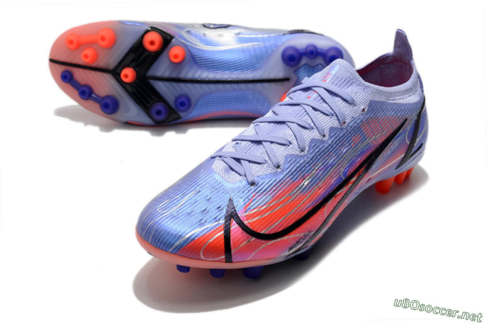 Men's Nike Mercurial Vapor 14 Elite AG Football Boots - Blue/Red/Black 3