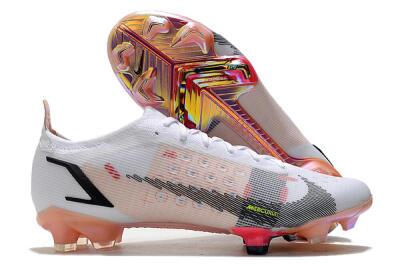 Men's Nike Mercurial Vapor 14 Elite FG Football Boots - White/Pink/Black/Gold