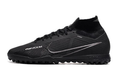 Men's Nike Air Zoom Mercurial Superfly 9 Elite TF Football Shoes - Black/White/Yellow