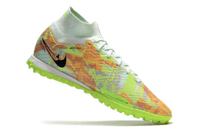 Men's Nike Air Zoom Mercurial Superfly 9 Elite TF Football Shoes - Yellow/Brown/Black