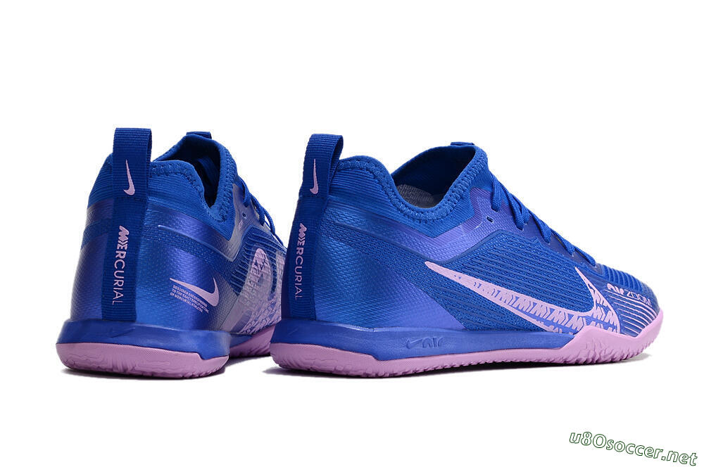 Men's Nike Air Zoom Mercurial Vapor 15 Pro IC Football Shoes - Blue/Pink 6