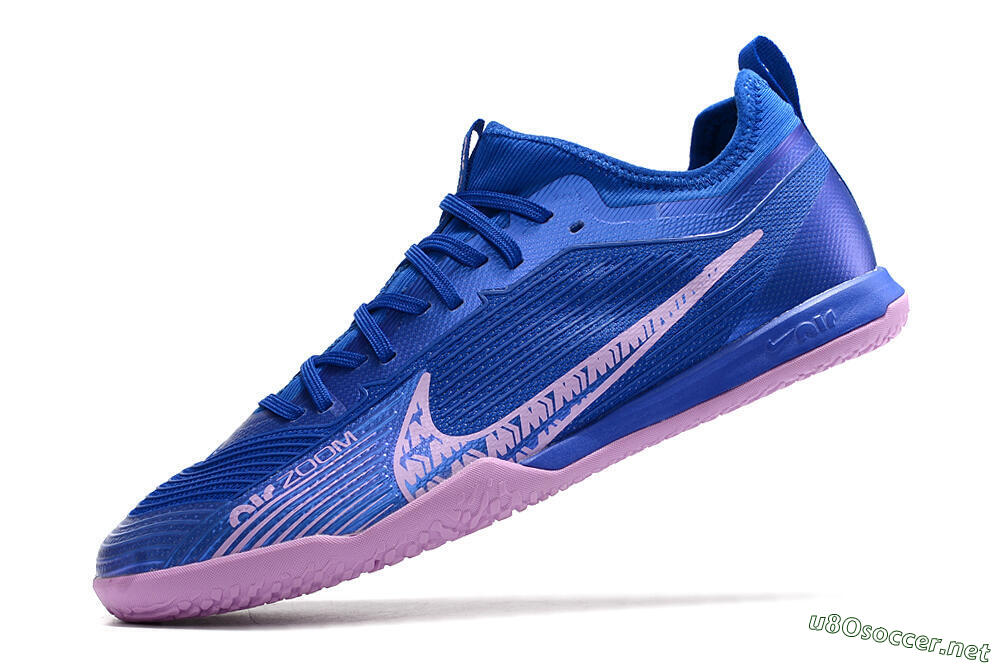 Men's Nike Air Zoom Mercurial Vapor 15 Pro IC Football Shoes - Blue/Pink 5