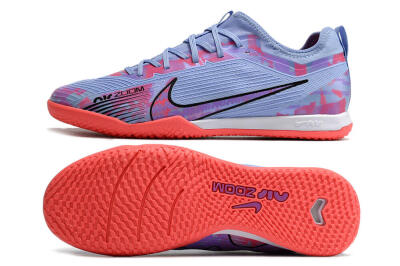 Men's Nike Air Zoom Mercurial Vapor 15 Pro IC Football Shoes - Blue/Purple/Red