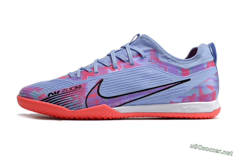 Men's Nike Air Zoom Mercurial Vapor 15 Pro IC Football Shoes - Blue/Purple/Red 0