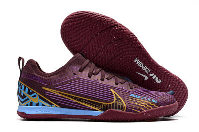 Men's Nike Air Zoom Mercurial Vapor 15 Pro IC Football Shoes - Red/Purple/Gold/Blue