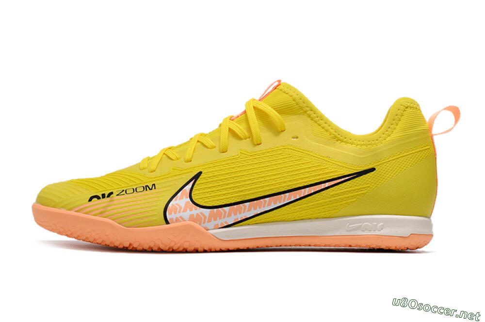 Men's Nike Air Zoom Mercurial Vapor 15 Pro IC Football Shoes - Yellow/Pink/Black 0