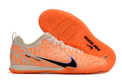 Men's Nike Air Zoom Mercurial Vapor 15 Pro IC Football Shoes - Orange/Purple/Black