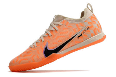 Men's Nike Air Zoom Mercurial Vapor 15 Pro IC Football Shoes - Orange/Purple/Black