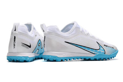 Men's Nike Air Zoom Mercurial Vapor 15 Pro TF Football Shoes - White/Blue/Black