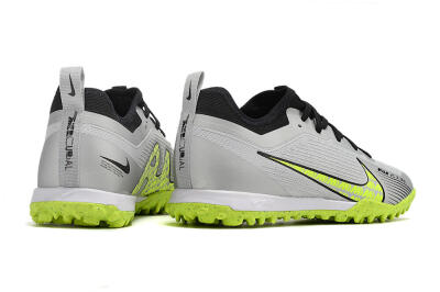 Men's Nike Air Zoom Mercurial Vapor 15 Pro TF Football Shoes - Silver/Yellow/Black