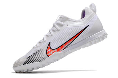Men's Nike Air Zoom Mercurial Vapor 15 Pro TF Football Shoes - White/Black/Red