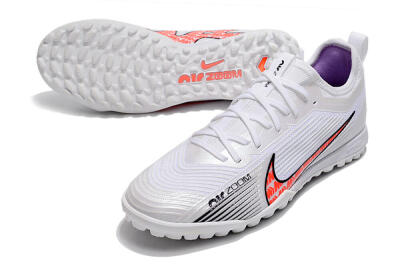 Men's Nike Air Zoom Mercurial Vapor 15 Pro TF Football Shoes - White/Black/Red
