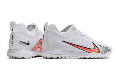 Men's Nike Air Zoom Mercurial Vapor 15 Pro TF Football Shoes - White/Black/Red