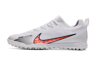 Men's Nike Air Zoom Mercurial Vapor 15 Pro TF Football Shoes - White/Black/Red