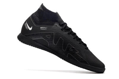 Men's Nike Air Zoom Mercurial Superfly 9 Elite IC Football Shoes - Black/White/Yellow