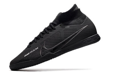 Men's Nike Air Zoom Mercurial Superfly 9 Elite IC Football Shoes - Black/White/Yellow