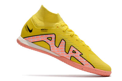 Men's Nike Air Zoom Mercurial Superfly 9 Elite IC Football Shoes - Yellow/Pink/Black