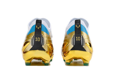 Men's Adidas X Speedportal .1 FG Football Boots - Gold/White/Blue