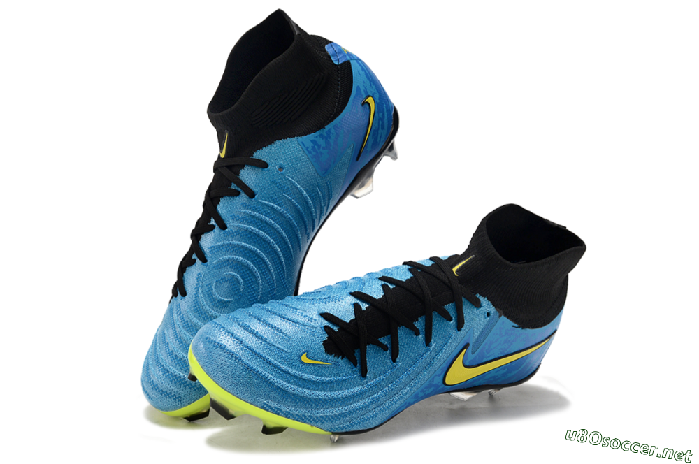 Men's Nike Phantom Luna Elite FG Football Boots - Blue/Yellow/Black 3