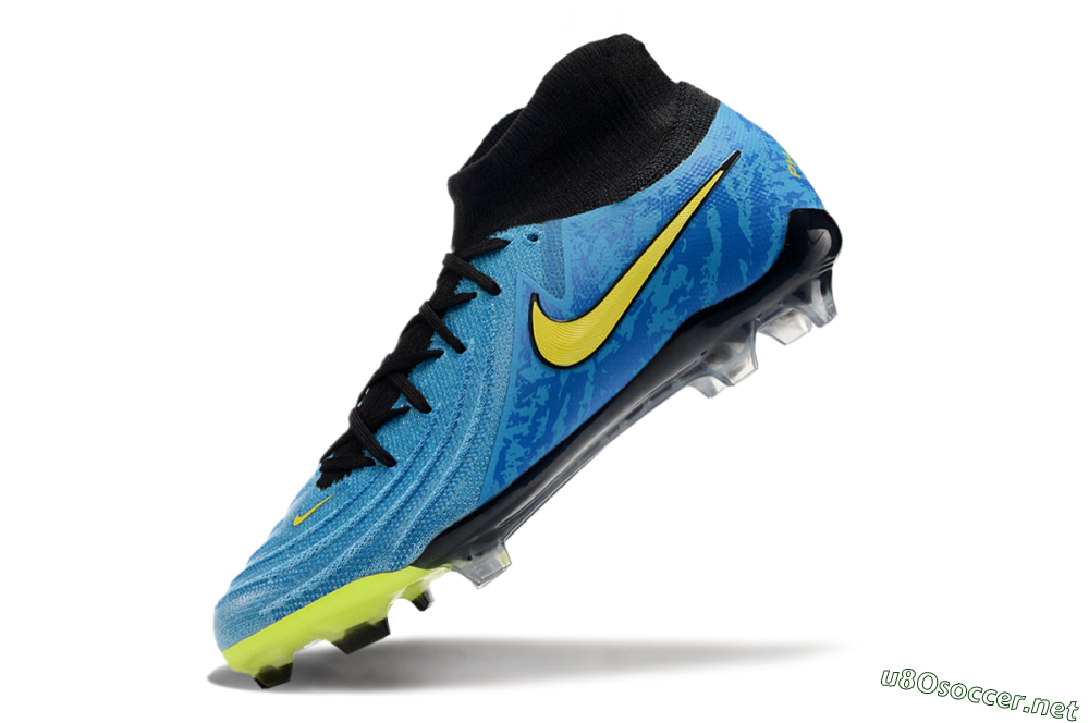 Men's Nike Phantom Luna Elite FG Football Boots - Blue/Yellow/Black 5