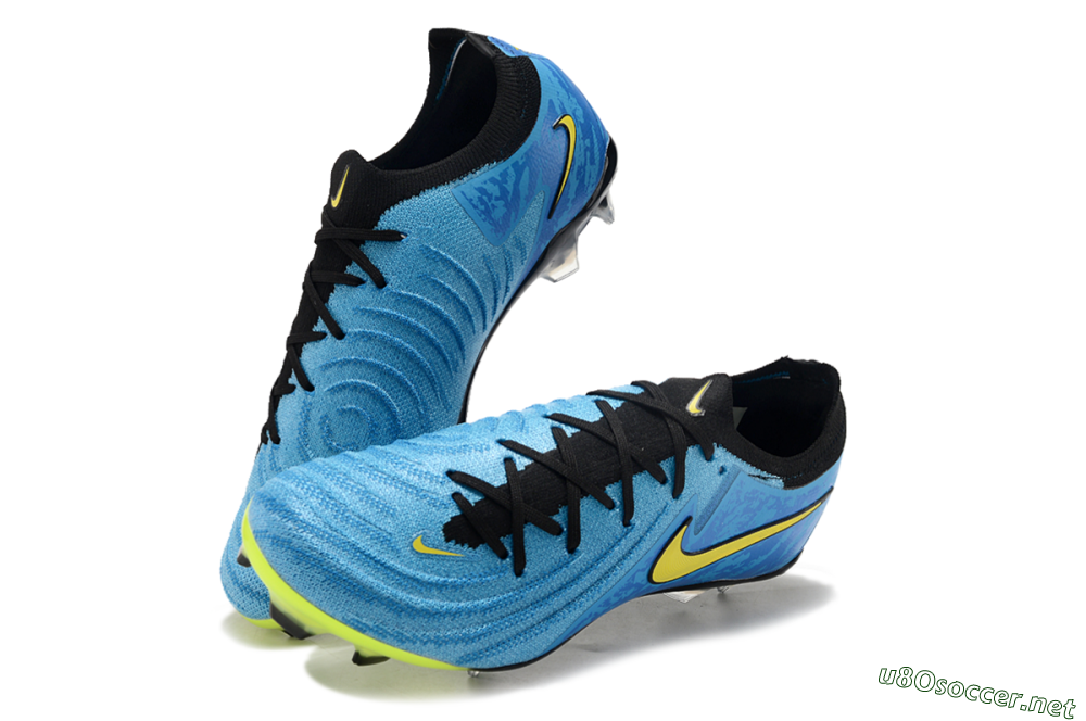 Men's Nike Phantom Luna Elite FG Football Boots - Blue/Yellow/Black 3