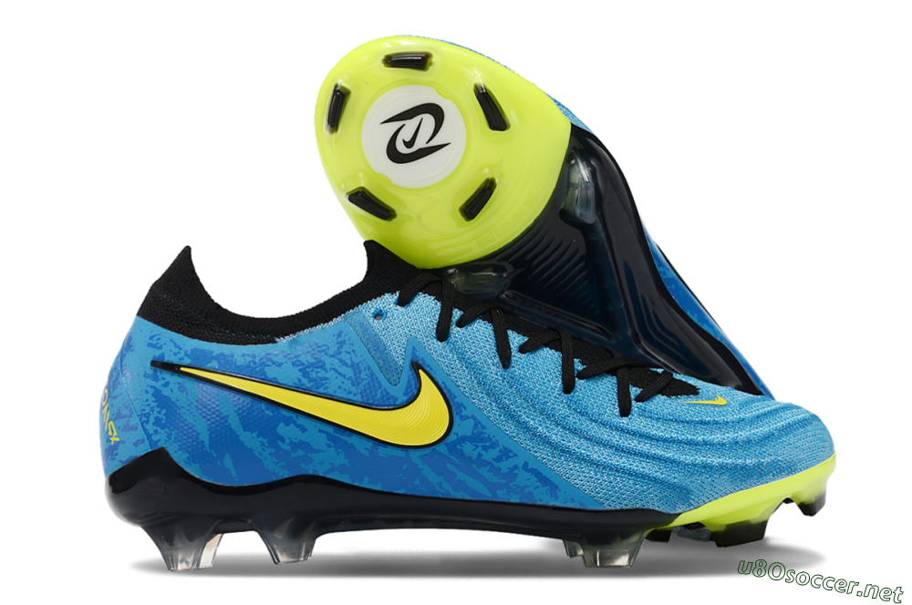 Men's Nike Phantom Luna Elite FG Football Boots - Blue/Yellow/Black 2