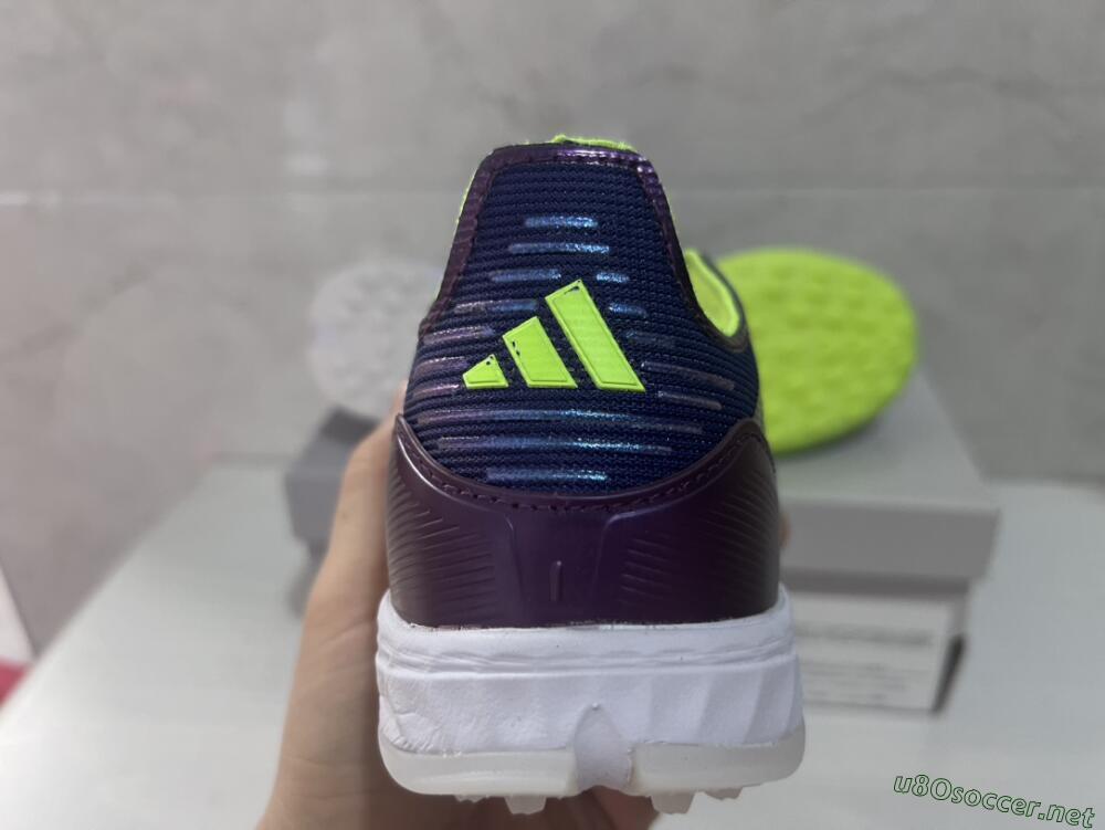 Unisex Adidas F50 Elite TF Football Shoes - Purple/Yellow/White