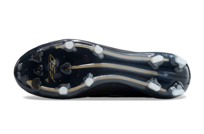 Unisex Adidas F50 Elite FG Football Boots - Black/Silver/Purple