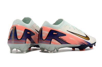 Unisex Nike Air Zoom Mercurial Vapor 16 Elite FG Football Boots - Pink/Gold/Blue