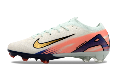 Unisex Nike Air Zoom Mercurial Vapor 16 Elite FG Football Boots - Pink/Gold/Blue