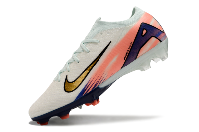 Unisex Nike Air Zoom Mercurial Vapor 16 Elite FG Football Boots - Pink/Gold/Blue