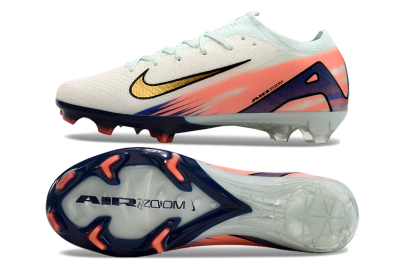 Unisex Nike Air Zoom Mercurial Vapor 16 Elite FG Football Boots - Pink/Gold/Blue