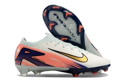 Unisex Nike Air Zoom Mercurial Vapor 16 Elite FG Football Boots - Pink/Gold/Blue