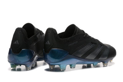 Men's Adidas Predator Elite 24 FG Football Boots - Black/Silver/Blue