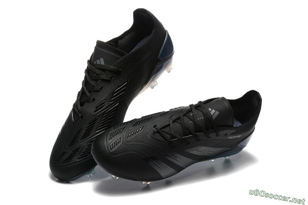 Men's Adidas Predator Elite 24 FG Football Boots - Black/Silver/Blue 3