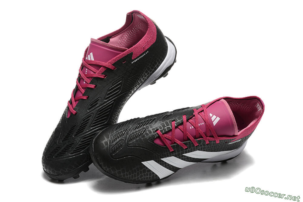 Men's Adidas Predator Elite 24 TF Football Shoes - Black/White/Red 3