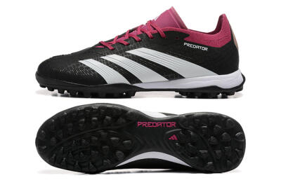 Men's Adidas Predator Elite 24 TF Football Shoes - Black/White/Red