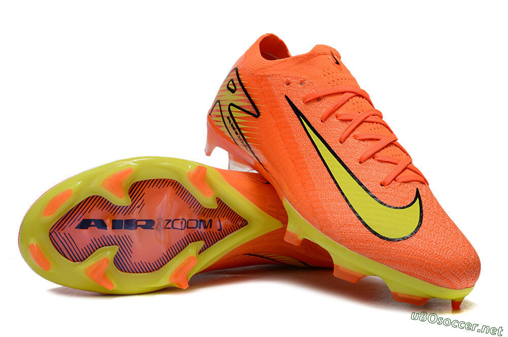 Unisex Nike Air Zoom Mercurial Vapor 16 Elite FG Football Boots - Orange/Yellow/Black 3