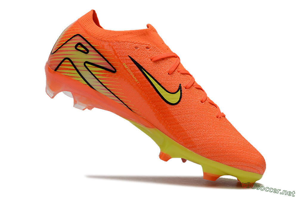 Unisex Nike Air Zoom Mercurial Vapor 16 Elite FG Football Boots - Orange/Yellow/Black 4