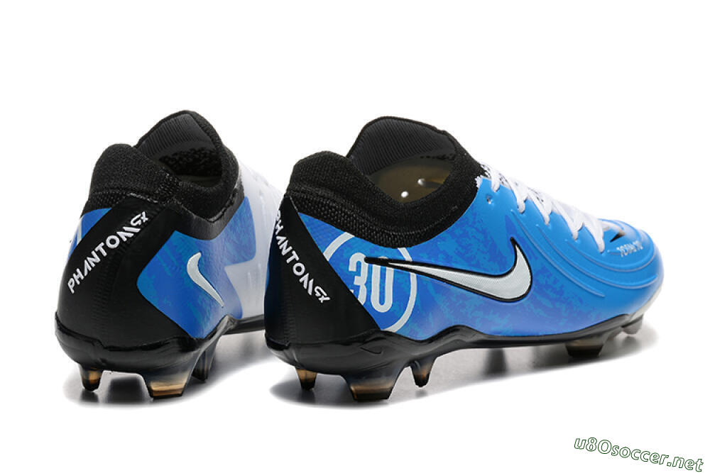 Men's Nike Phantom Luna Elite Total 90 FG Football Boots - Blue/Silver/Black 6
