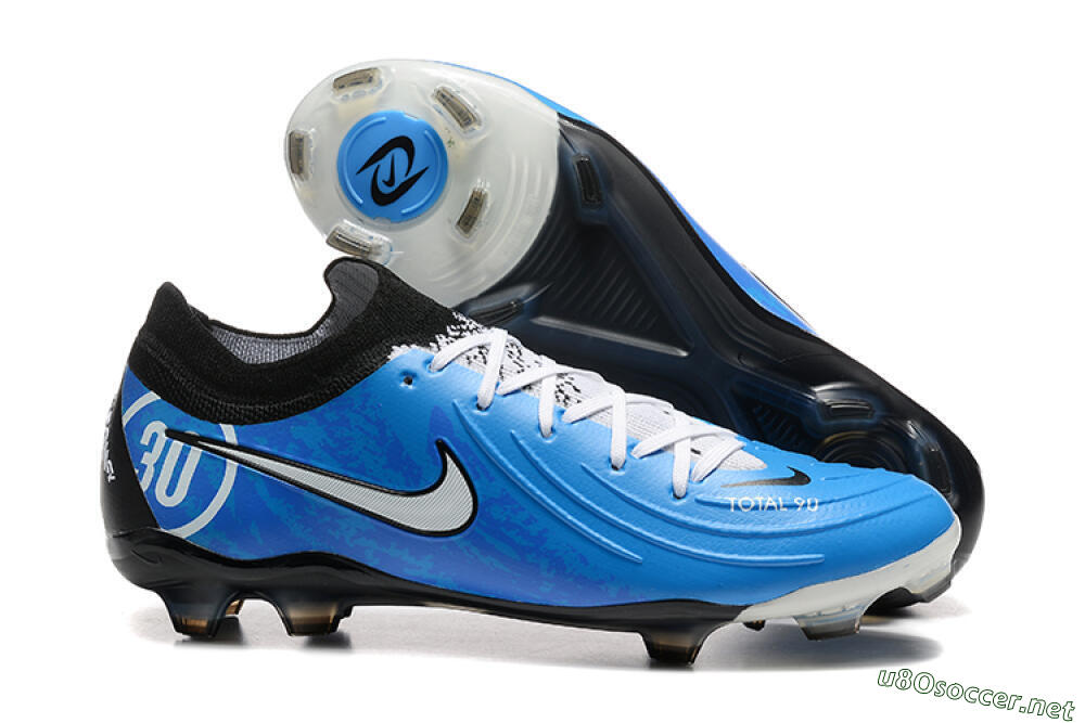 Men's Nike Phantom Luna Elite Total 90 FG Football Boots - Blue/Silver/Black 2