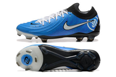 Men's Nike Phantom Luna Elite Total 90 FG Football Boots - Blue/Silver/Black