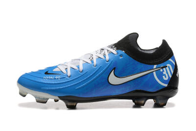 Men's Nike Phantom Luna Elite Total 90 FG Football Boots - Blue/Silver/Black