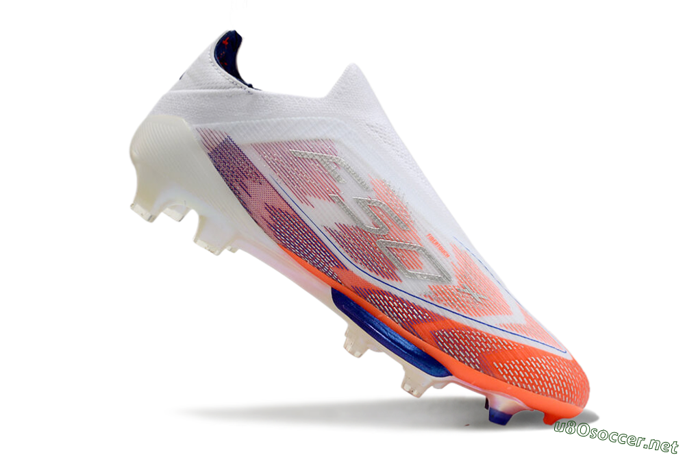 Unisex Adidas F50+ Lightstrike Pro Laceless FG Football Boots - Red/White/Blue 4