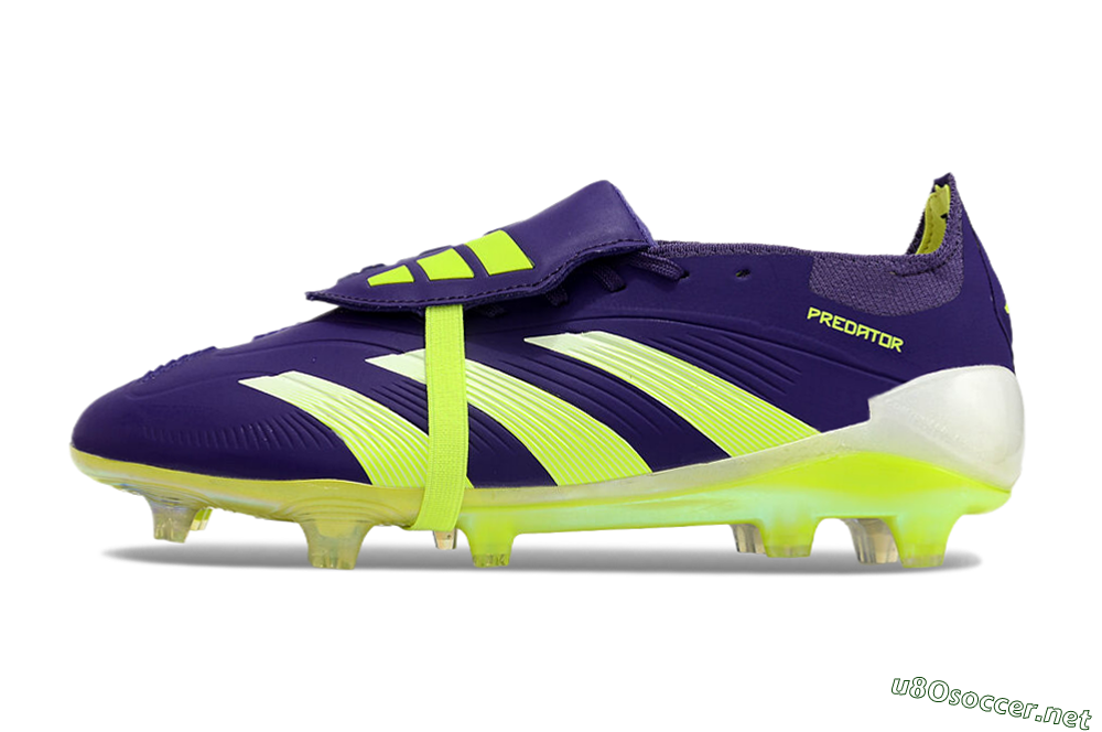 Unisex Adidas Predator Elite Foldover Tongue FG Football Boots - Blue/Yellow/White 0