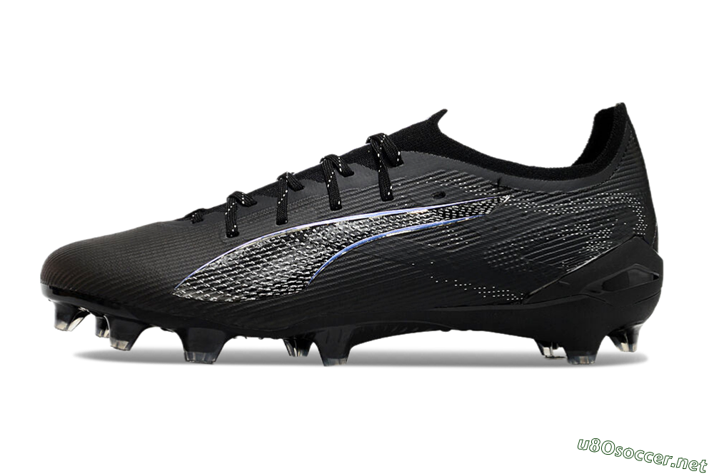 Men's Puma Ultra 5 Ultimate FG Football Boots - Black/Silver/Blue 0