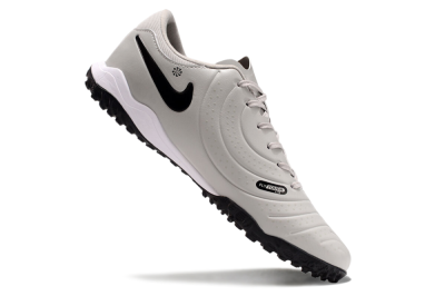 Men's Nike Tiempo Legend 10 Pro TF Football Shoes - Beige/Black/White