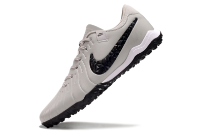 Men's Nike Tiempo Legend 10 Pro TF Football Shoes - Beige/Black/White