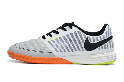 Unisex Nike Lunar Gato 2 IC Football Shoes - White/Silver/Black