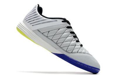 Unisex Nike Lunar Gato 2 IC Football Shoes - White/Silver/Black